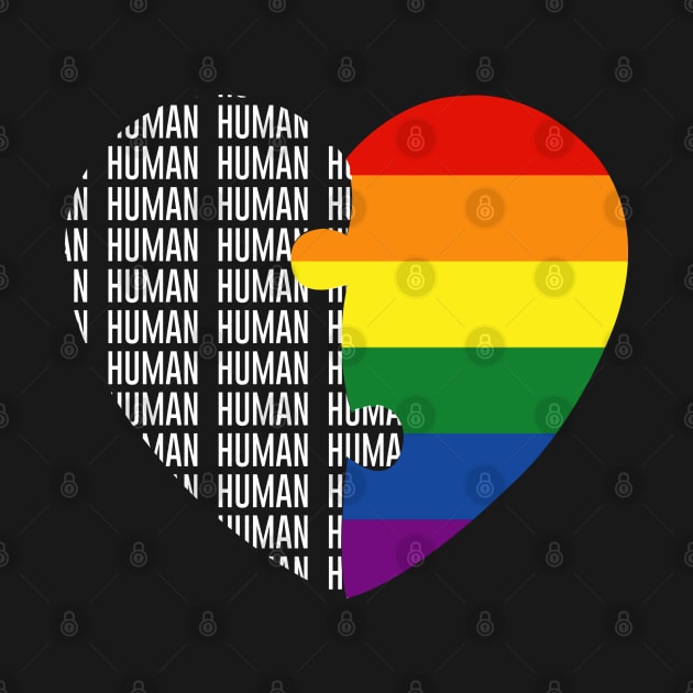 Heart LGBT flag, lgbt community, human. by JS ARTE