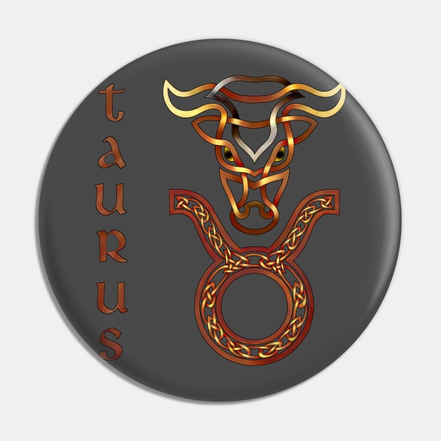 Taurus Pin by KnotYourWorld4