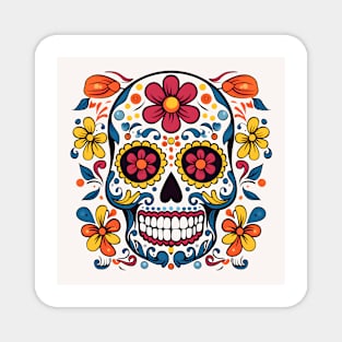 Day of the Dead Sugar Skull 10 Magnet