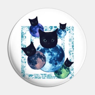 Catmoon Pin