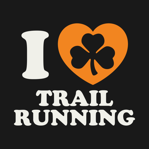St Patricks Day Trail Running Irish Trail Runner Shamrock by PodDesignShop