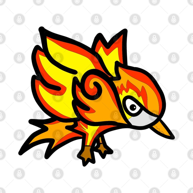 The fire flame bird by FzyXtion