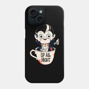 Dracula and coffee Phone Case