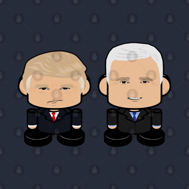 Trump & Pence POLITICO'BOT Toy Robot by Village Values