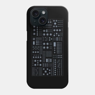 Modular Synthesizer 2 Grey Phone Case