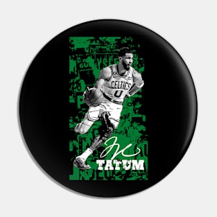 Jayson Tatum Basketball Pin