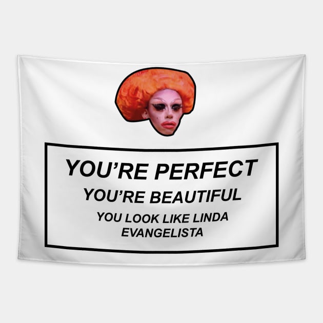 Rupaul's Drag Race - You look Like Linda Evangelista Tapestry by gregG97