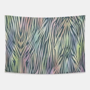 Colorful Zebra print Tapestry