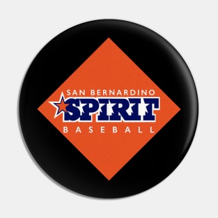 Defunct San Bernardino Spirit Baseball 1989 Pin