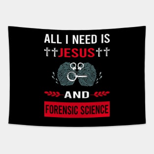 I Need Jesus And Forensic Science Forensics Tapestry