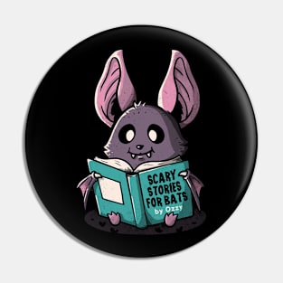 Scary Stories for Bats Book Worm by Tobe Fonseca Pin