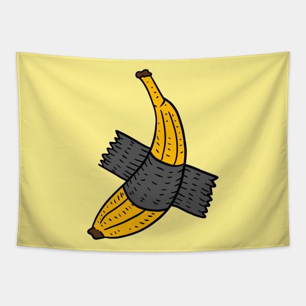 dukt taped wall banana. banana art. Tapestry by JJadx