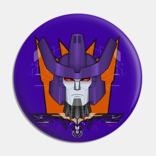 Galvatron Bust Pin