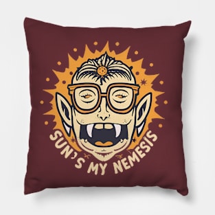 Sun's My Nemesis Pillow