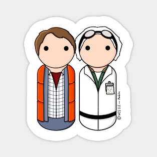 Back to the Future - Marty McFly and Doc Brown Magnet