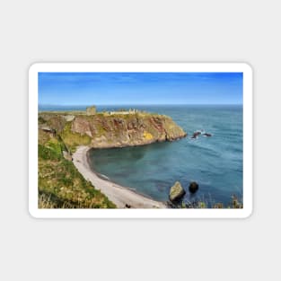 The ruins of Dunnottar Castle on the Aberdeenshire coastline, Scotland Magnet