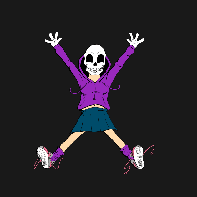 Skull Girl by Ferrell