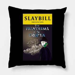 Broadway Zombie The Phantasma of the Chopya Slaybill Pillow