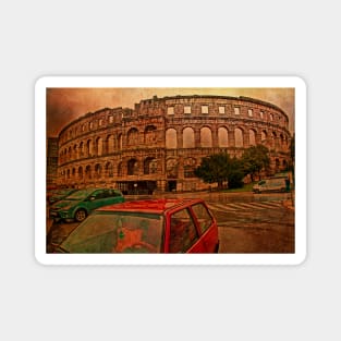 Roman Amphitheater. Pula. Croatia Magnet