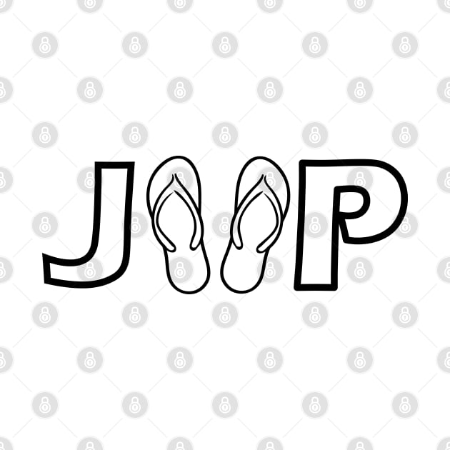 Jeep Flip Flops by KC Happy Shop