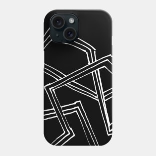 Maze Labyrinth Abstract Line Art Phone Case