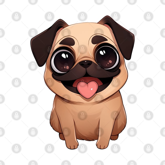 Cute Pug by Chromatic Currents