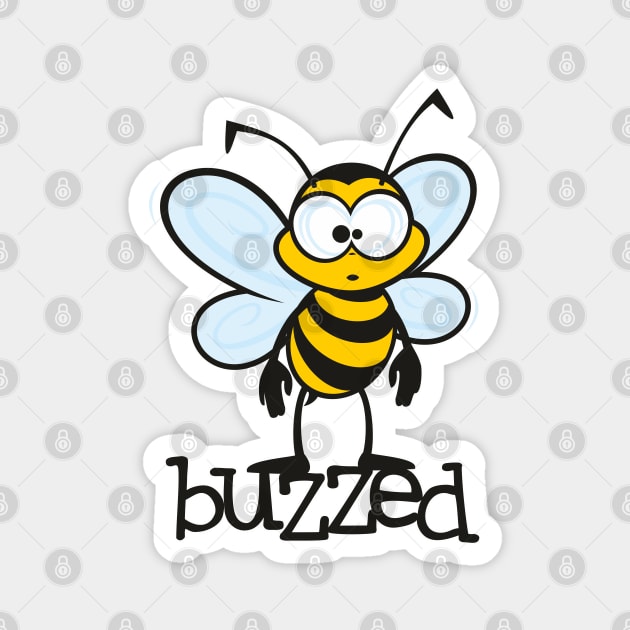 Buzzed Magnet by Jamie Lee Art