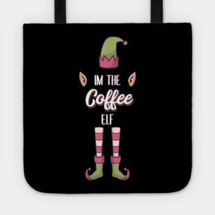 Im the Coffee Elf Family Matching Christmas Gift Tote