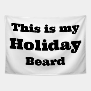 holiday beard Tapestry