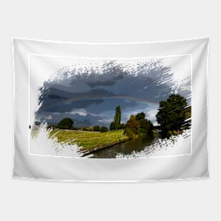 Rainbow over Napton Turn Tapestry