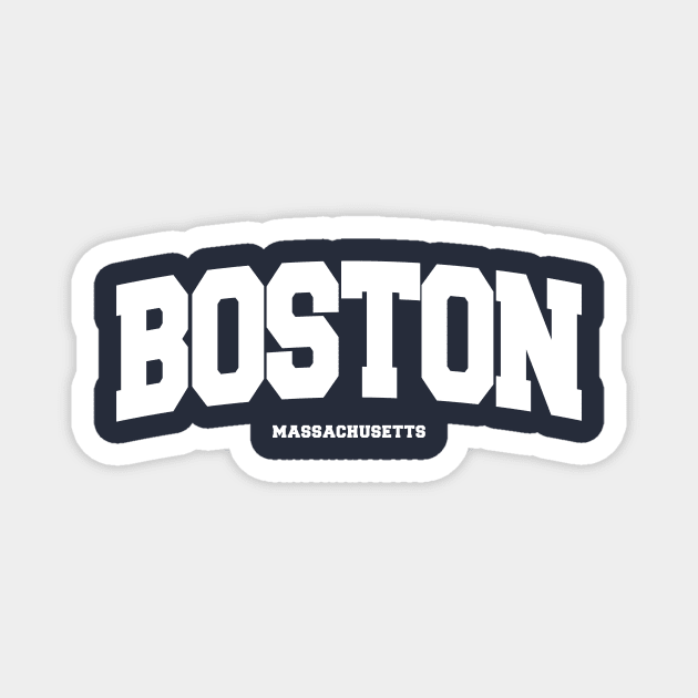 BOSTON Massachusetts V.4 Magnet by Aspita