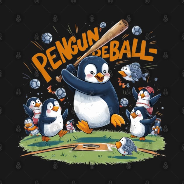 the world of penguin baseball by hsayn.bara