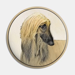 Afghan Hound Pin