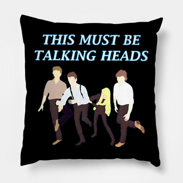 Talking heads Pillow by Setan merah 