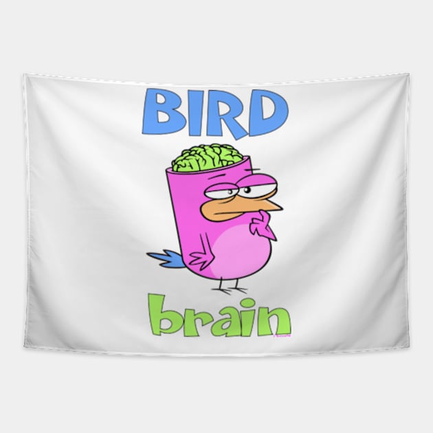 Birdbrain Design for Bird Lovers Tapestry by ConCept