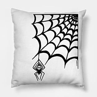 Scary Spiderweb Pillow