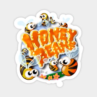 Honey Bees no Honey Beans Magnet