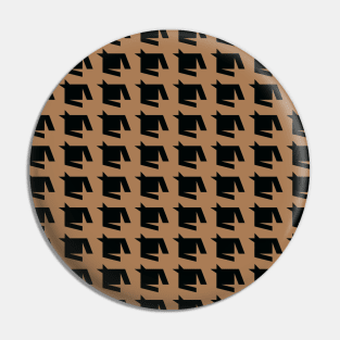 Houndstooth Pattern Pin