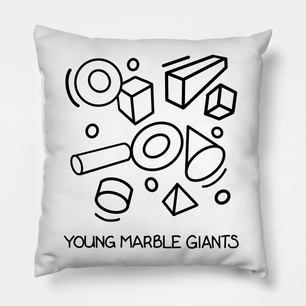 Young Marble Giants Pillow by DankFutura