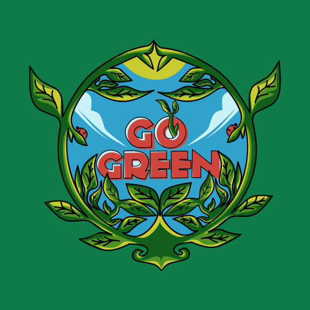 Go Green Ilustration by godansz