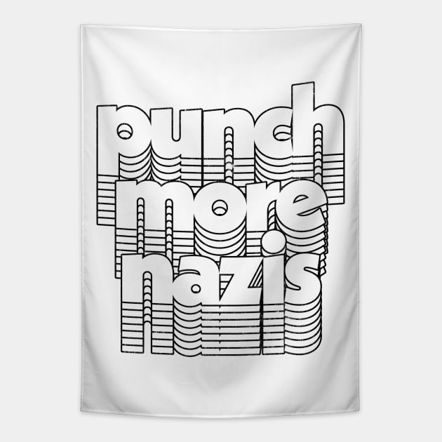 Punch More Nazis / Anti-Fascism Original Design Tapestry by DankFutura