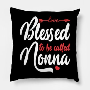 called nonna with heart Pillow