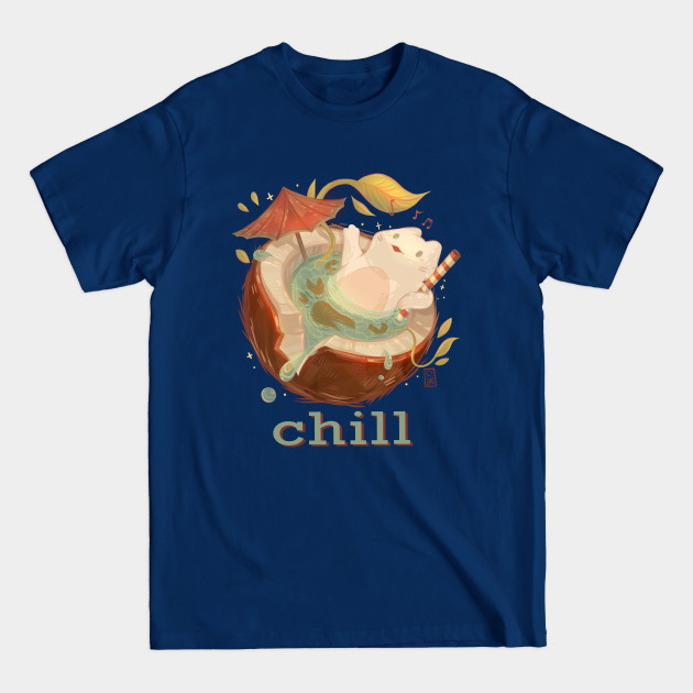 Disover Chill cat vacation - Cat - T-Shirt