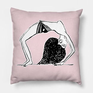 Dancing girl egyptian ostracon Pillow