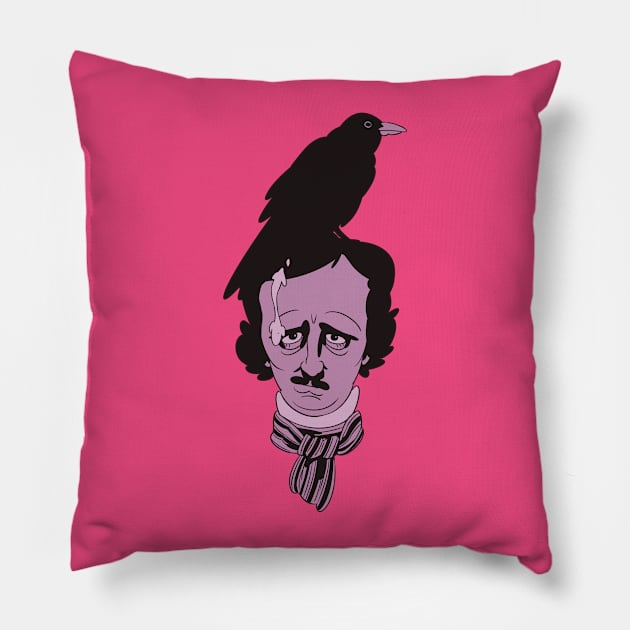 Edgar Allan Poop Pillow by damn_ramos