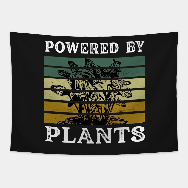 Powered by plants Tapestry by TEEPHILIC