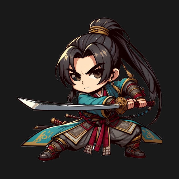 Chibi dinasty warior samurai by Mechanime World