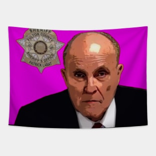 rudy giuliani mugshot Tapestry