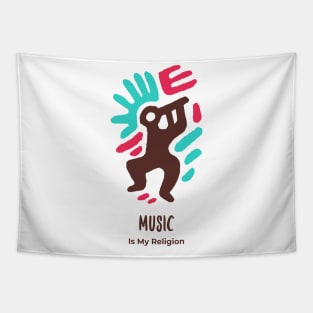 Music Is My Religion Tapestry