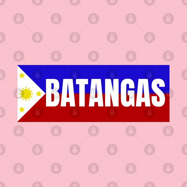 Province of Batangas in Philippines Flag by aybe7elf